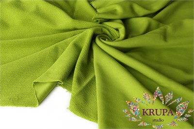 Футер 3-х нитка (петля ёлочка) "Лаймовый пунш" 32429