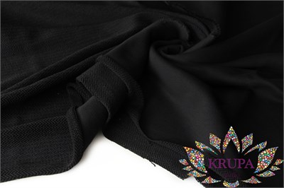 Футер 3-х нитка (петля ёлочка) "Черный" 32421