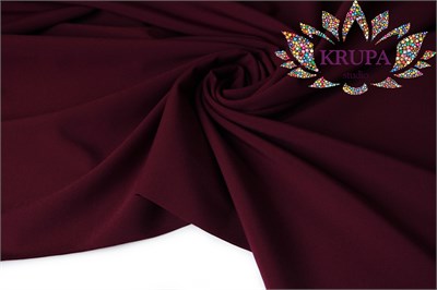 Костюмная ткань "Бостон винно-красный" 32546