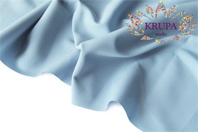 Костюмная ткань "Бостон небесный" 32003