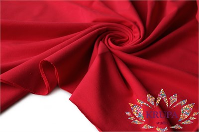 Футер 2-х нитка (петля) велюр эффект "Томатный" 32237