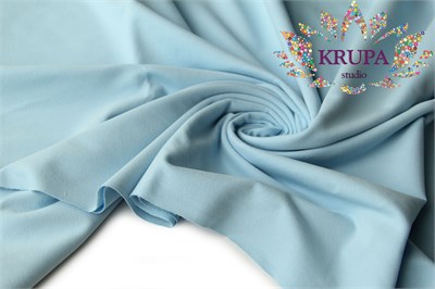 Футер 2-х нитка (петля) велюр эффект "Небесный" 32234