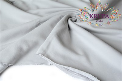 Футер 3-х нитка (петля) велюр эффект "Пепел" 32539