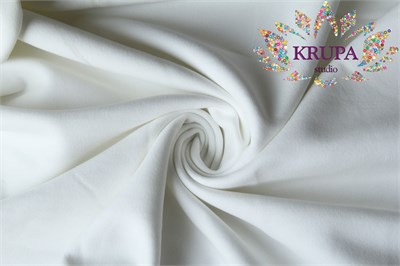 Футер 3-х нитка с начесом велюр эффект "Кокосовое молоко" 31339