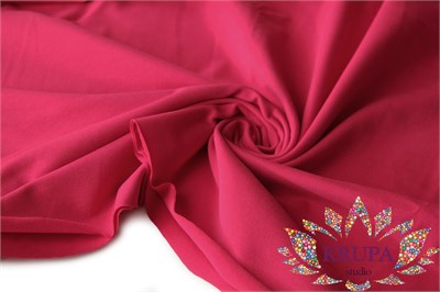 Кулирная гладь велюр эффект "Вива Маджента" 32134