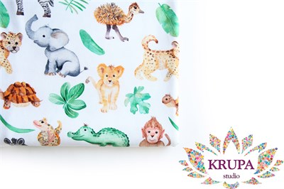 Кулирная гладь "Звери" 30997