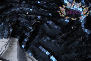 Пайетки крупные на сетке 