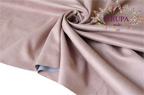 Замша на трикотаже 