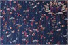 Штапель "Лимбург" цветы на синем 32472