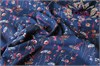 Штапель "Лимбург" цветы на синем 32472